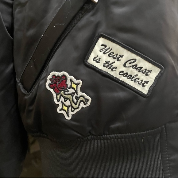 Pull & Bear Varsity jacket with colorful badges / M / NWOT - Picture 8 of 16